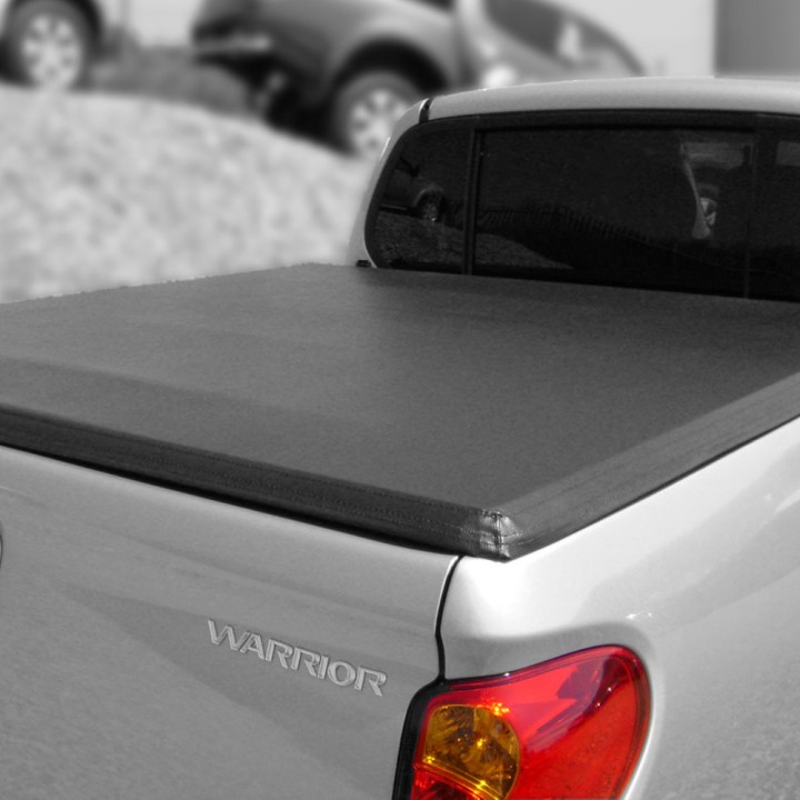 Soft Top Tonneau Bed Cover, TorzaTop Tri-Fold, Mitsubishi L200 Double Cab 2010 - 2015 - EDK.ro