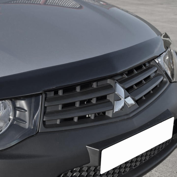 Deflector Capotă, Trux, Culoare Fumuriu Închis, Mitsubishi L200 2010 - 2015 - EDK.ro