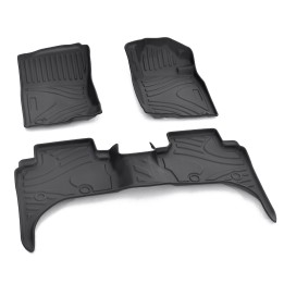 Covorașe, Trux 3D Moulded Premium Floor, Mitsubishi L200 Cabină Dublă 2015 - 2021 - EDK.ro