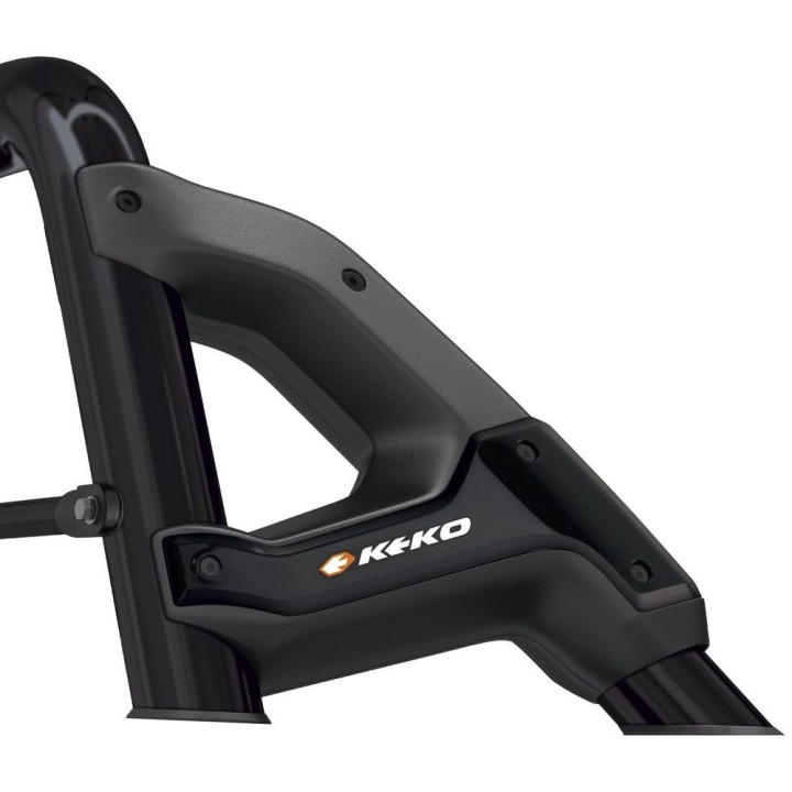 Stainless Steel Rollbar, Keko, Black Color, Mitsubishi L200 Double Cab 2015 - 2021 - EDK.ro