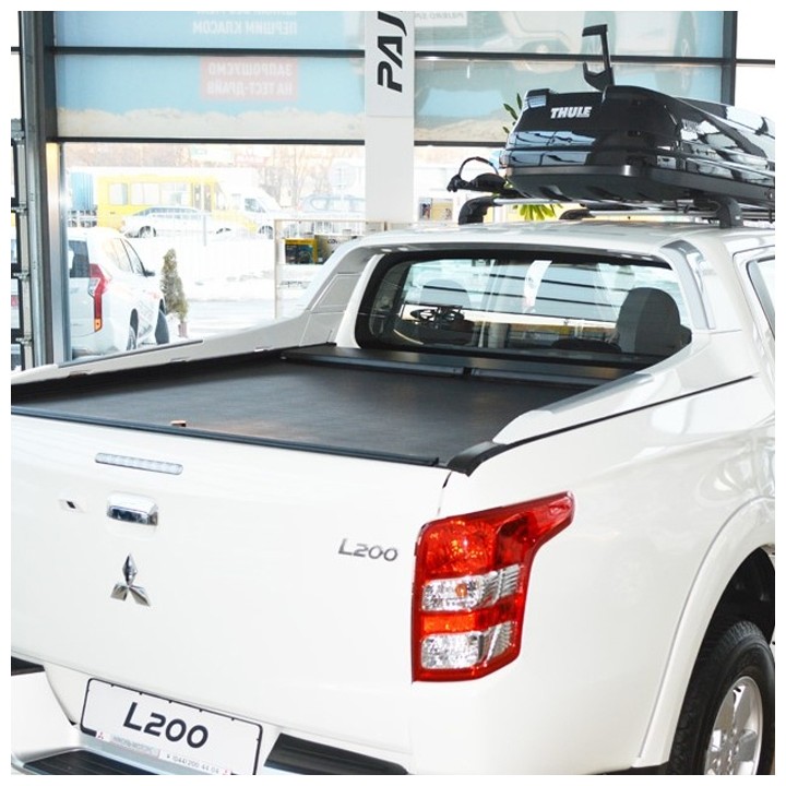 Rollbar Inox, Aeroklas, Culoare Negru, Mitsubishi L200 Cabină Dublă 2015 - 2021 - EDK.ro