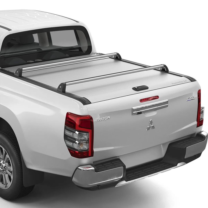 Bare Transversale de Plafon, Mountain Top Roll, Culoare Argintiu, Mitsubishi L200 Cabină Dublă 2015 - 2021 - EDK.ro