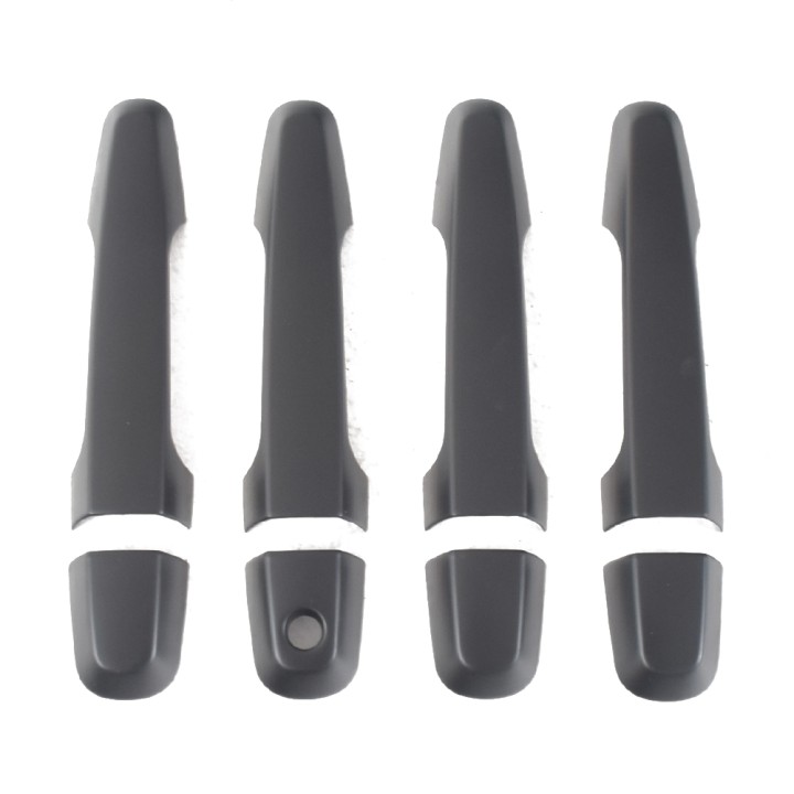 Door Handle Covers, Trux Set of 4, Color Black, Mitsubishi L200 2015 - 2021 - EDK.ro