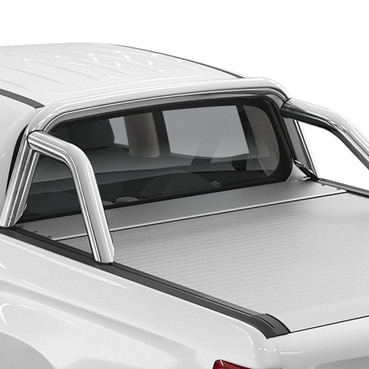 Rollbar Inox, Mountain Top, Culoare Argintiu, Mitsubishi L200 Cabină Extra 2015 - 2019 - EDK.ro