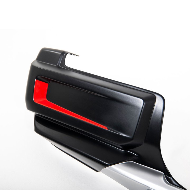 Rear Bumper, Predator, Color Matt Black, Mitsubishi L200 Double Cab 2019 - 2021 - EDK.ro