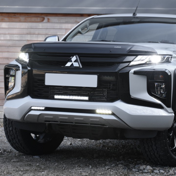 Fog Light Covers, Predator Series 6 Various Colours, Mitsubishi L200 Double Cab 2019 - 2021 - EDK.ro