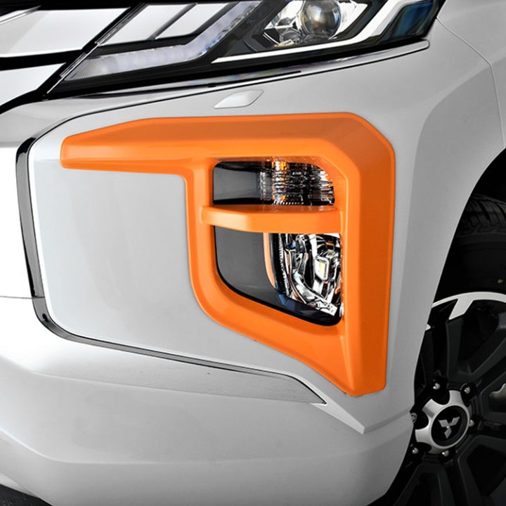 Fog Light Covers, Predator Series 6 Various Colours, Mitsubishi L200 Double Cab 2019 - 2021 - EDK.ro