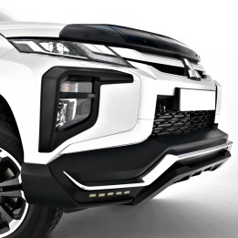 Lumini de Zi, Predator Bumper Mask, Mitsubishi L200 Cabină Dublă 2019 - 2021 - EDK.ro