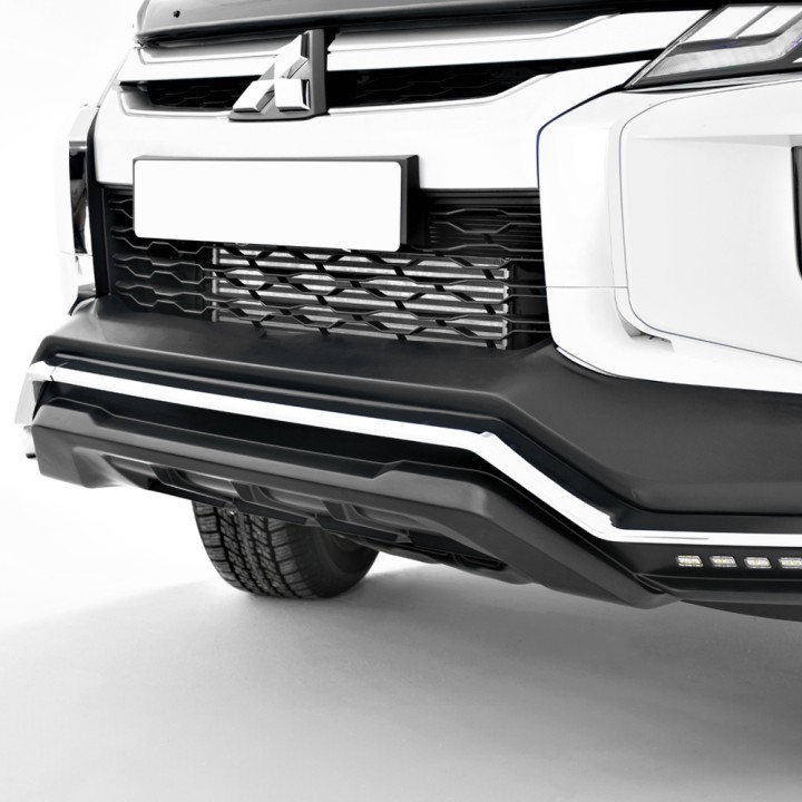 Lumini de Zi, Predator Bumper Mask, Mitsubishi L200 Cabină Dublă 2019 - 2021 - EDK.ro