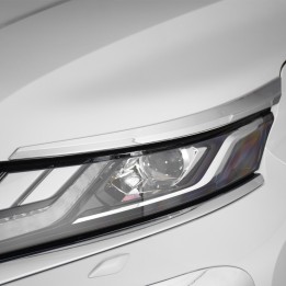 LED Headlights, Trux Surrounds, Color Chrome, Mitsubishi L200 Double Cab 2019 - 2021 - EDK.ro