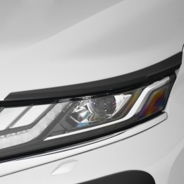 LED Headlights, Trux Surrounds, Color Matt Black, Mitsubishi L200 Double Cab 2019 - 2021 - EDK.ro