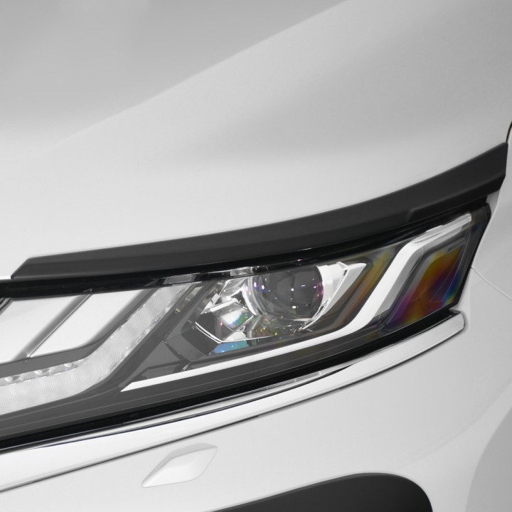 LED Headlights, Trux Surrounds, Color Matt Black, Mitsubishi L200 Double Cab 2019 - 2021 - EDK.ro