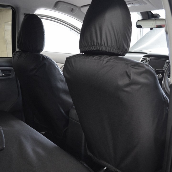 Seat Covers, Trux Tailored Waterproof Front, Mitsubishi L200 Double Cab 2019 - 2021 - EDK.ro