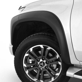 Extension, Trux Wheel Arch Kit, Color Matt Black, Mitsubishi L200 Double Cab 2019 - 2021 - EDK.ro