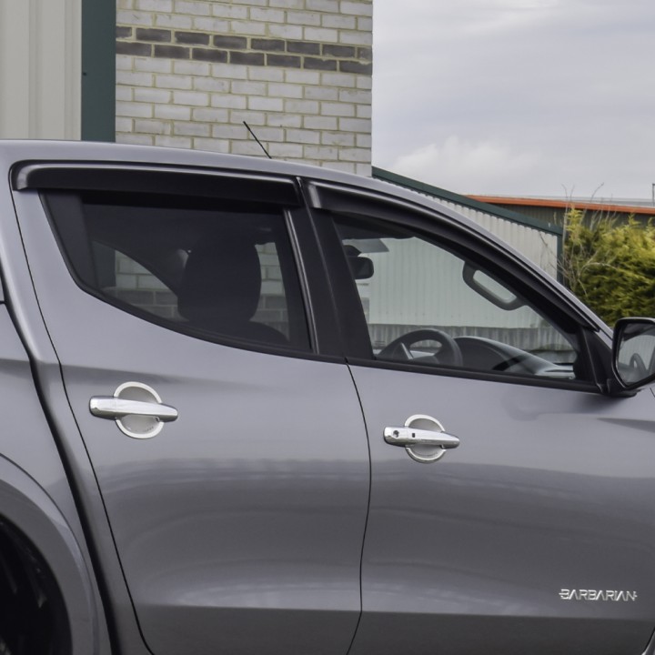 Wind Deflectors Set of 4, Trux, Color Tinted, Mitsubishi L200 Double Cab 2019 - 2021 - EDK.ro