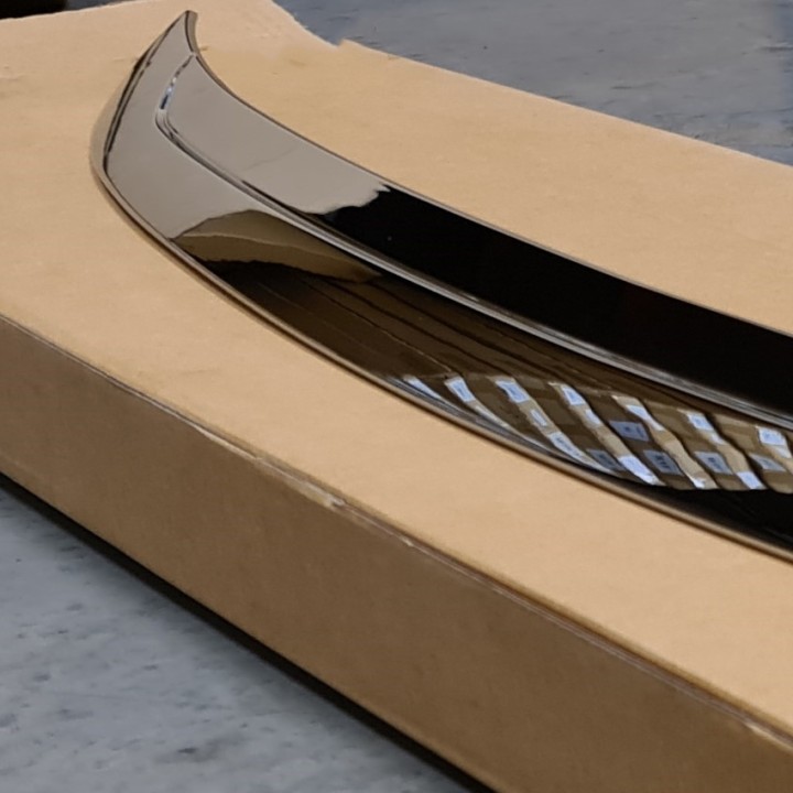 Deflector Capotă, Trux Slimline, Culoare Crom, Mitsubishi L200 Cabină Dublă / Cabină Extra 2019 - 2021 - EDK.ro