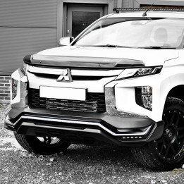Bonnet Protector, Trux Logo, Color Dark Smoke, Mitsubishi L200 Double Cab / Extra Cab 2019 - 2021 - EDK.ro
