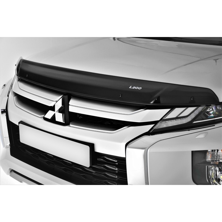 Bonnet Protector, Trux Logo, Color Dark Smoke, Mitsubishi L200 Double Cab / Extra Cab 2019 - 2021 - EDK.ro