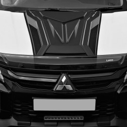 Bonnet Scoop, Trux Vent, Color Matt Black, Mitsubishi L200 Double Cab / Extra Cab 2019 - 2021 - EDK.ro