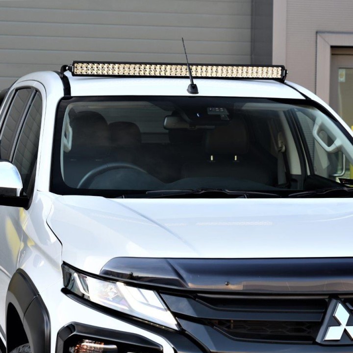 EC Approved LED Projector Integration Kit for Roof, Predator 40", Mitsubishi L200 Double Cab / Extra Cab 2019 - 2021 - EDK.ro