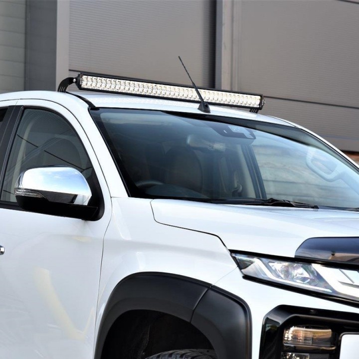 Kit de Integrare Proiectoare LED Omologate Pentru Plafon, Predator 40", Mitsubishi L200 Cabină Dublă / Cabină Extra 2019 - 2021 