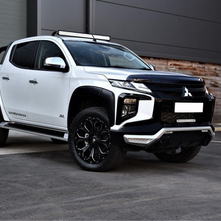 EC Approved LED Projector Integration Kit for Roof, Predator 40", Mitsubishi L200 Double Cab / Extra Cab 2019 - 2021 - EDK.ro