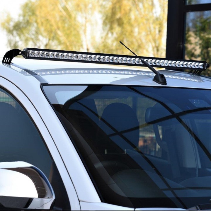 EC Approved LED Projector Integration Kit for Roof, Predator 40", Mitsubishi L200 Double Cab / Extra Cab 2019 - 2021 - EDK.ro