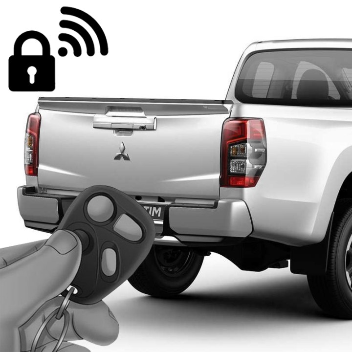 Lock Set, Eagle Tailgate Power - Central Locking Kit, Mitsubishi L200 Double Cab / Extra Cab 2019 - 2021 - EDK.ro
