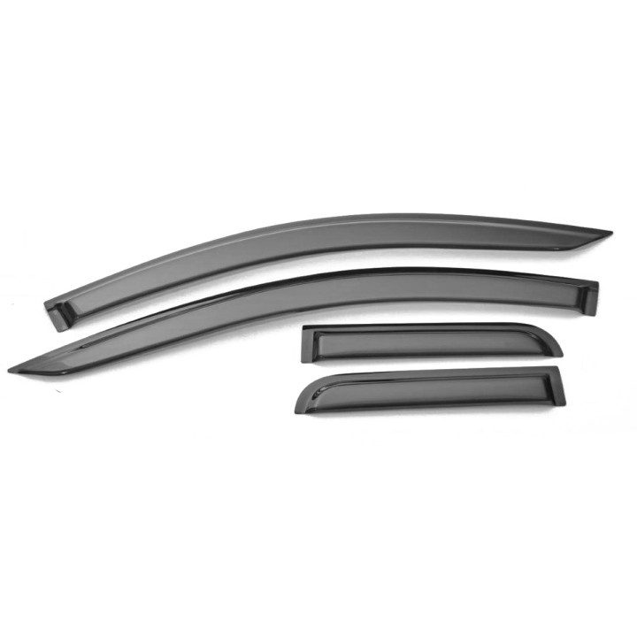 Wind Deflectors, Trux Club Cab Stick-On, Mitsubishi L200 Extra Cab 2019 - 2021 - EDK.ro