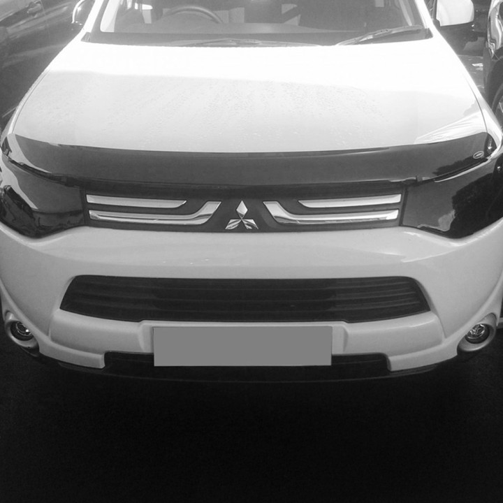 Deflector Capotă, Trux, Culoare Fumuriu Închis, Mitsubishi Outlander 2015 - 2019 - EDK.ro