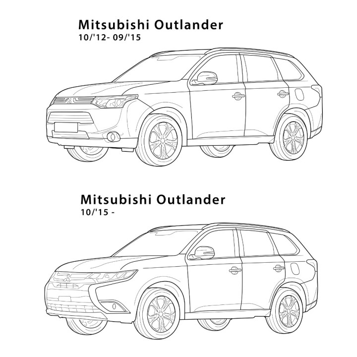 Cârlig de Remorcare Fix Tip Swan Neck, Trux, Mitsubishi Outlander 2015 - Prezent - EDK.ro