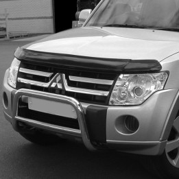 Deflector Capotă, Trux, Culoare Fumuriu Închis, Mitsubishi Pajero 2006 - 2014 - EDK.ro
