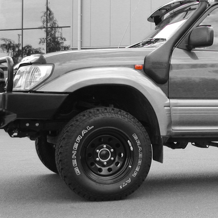 Jantă de Oțel, Trux Modular Steel Wheel, 16x7.0, ET 0, 6x139, Negru - EDK.ro