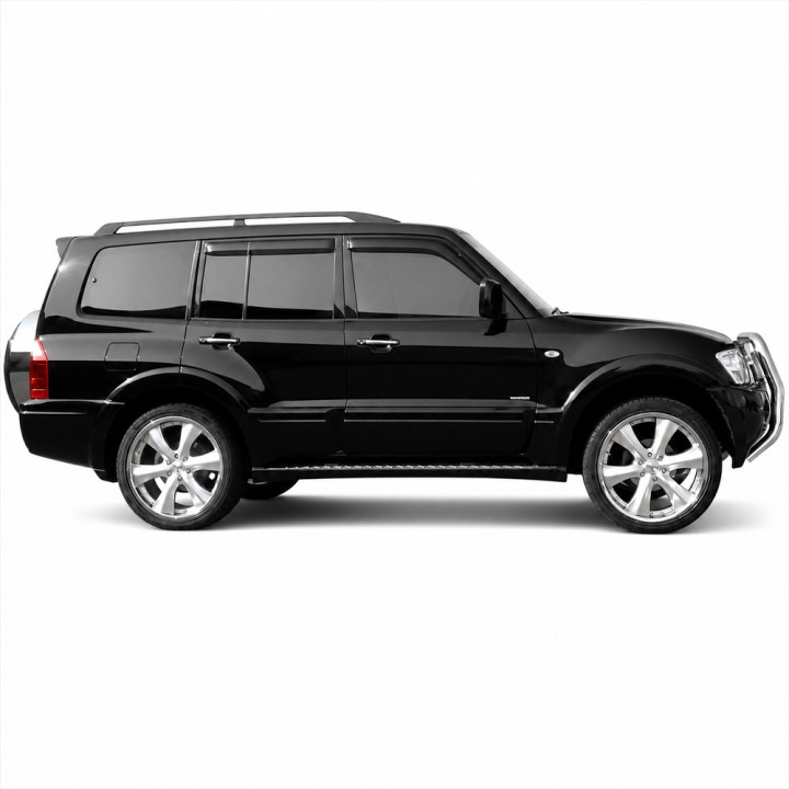 Wind Deflectors Set of 4, Trux LWB, Color Tinted, Mitsubishi Pajero 2000 - 2019 - EDK.ro