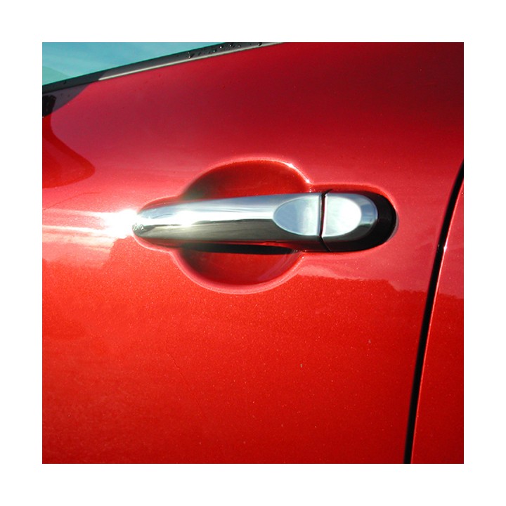 Door Handle Covers, Trux (Keyless Entry Models), Color Chrome, Nissan Juke 2010 - 2019 - EDK.ro