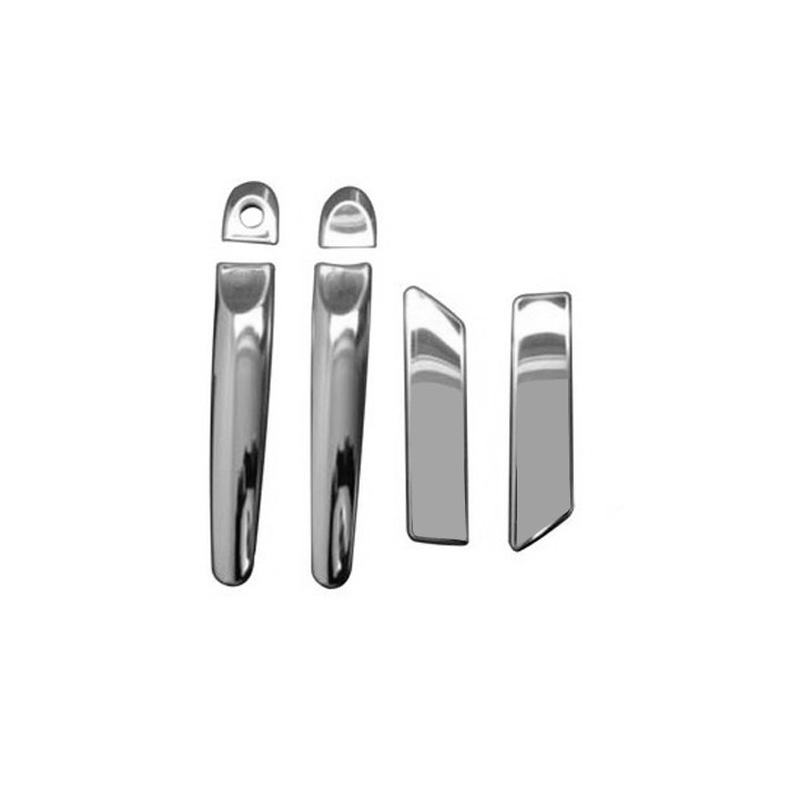 Door Handle Covers, Trux (Non-Keyless Entry), Color Chrome, Nissan Juke 2010 - 2019 - EDK.ro
