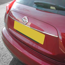 Tailgate Lip Trim, Trux, Color Chrome, Nissan Juke 2010 - 2019 - EDK.ro
