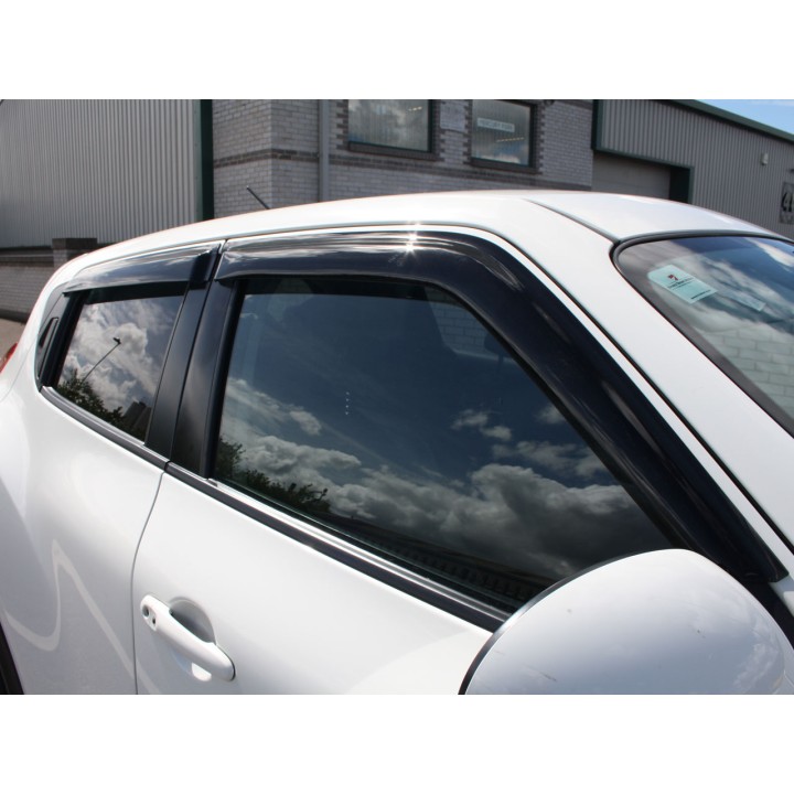 Wind Deflectors Set of 4, Trux, Color Tinted, Nissan Juke 2010 - 2019 - EDK.ro