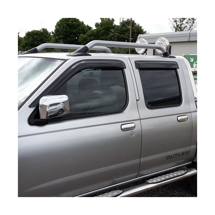 Set 4 Paravânturi, Trux, Culoare Fumuriu Închis, Nissan Navara Cabină Dublă 1998 - 2002 - EDK.ro
