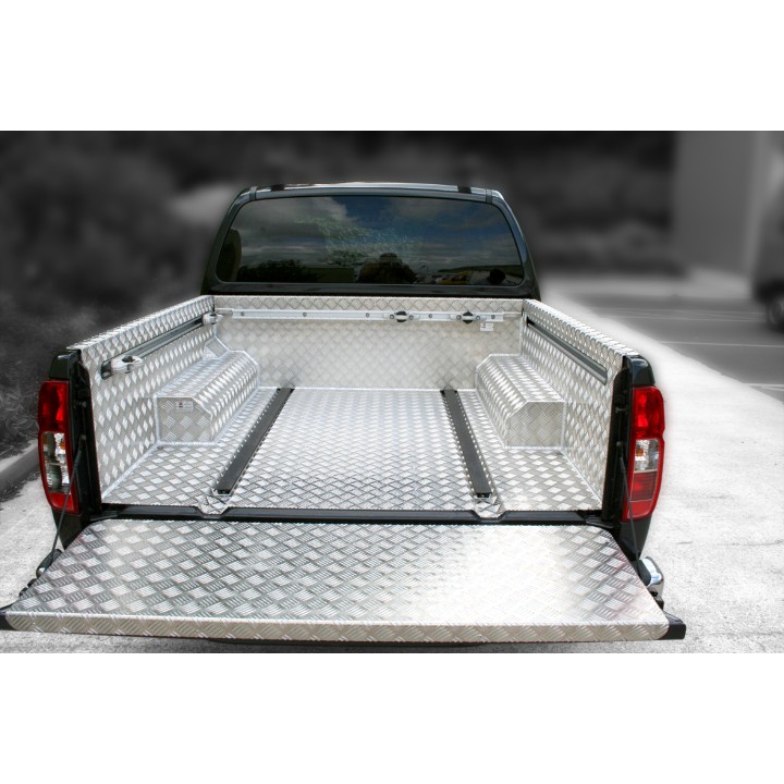 Over Rail Bed Liner, NLG C-Channel, Nissan Navara Double Cab 2005 - 2015 - EDK.ro