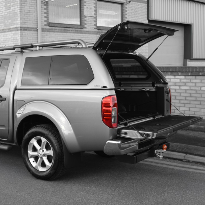 Hardtop Bed Cover, Alpha GSE, Nissan Navara Double Cab 2005 - 2015 - EDK.ro