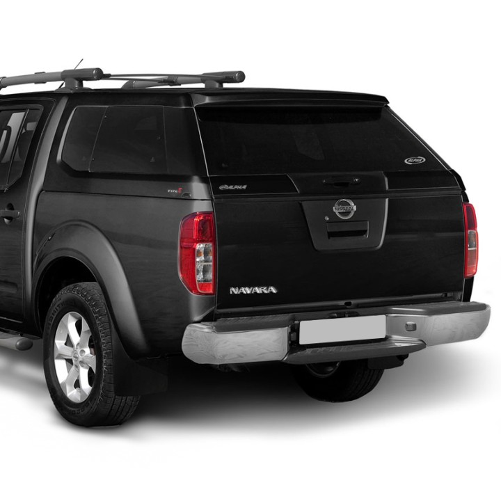 Hardtop Bed Cover, Alpha Type-E, Nissan Navara Double Cab 2005 - 2015 - EDK.ro
