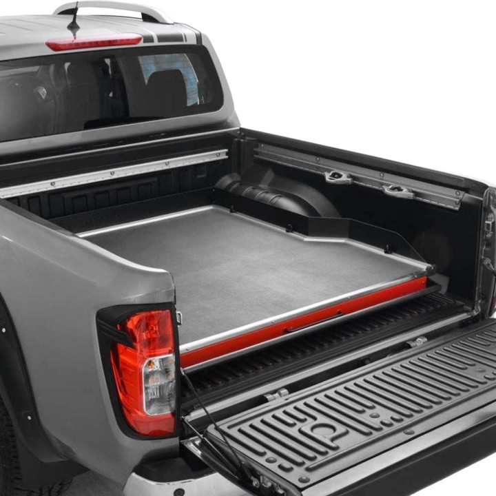 Sliding Bed Tray, ProTop Full-Width - Rhino Deck, Nissan Navara Double Cab 2005 - 2015 - EDK.ro