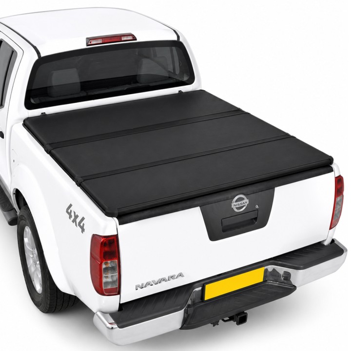 Lid Tonneau Bed Cover, Trux Tri-Fold, Nissan Navara Double Cab 2005 - 2015 - EDK.ro