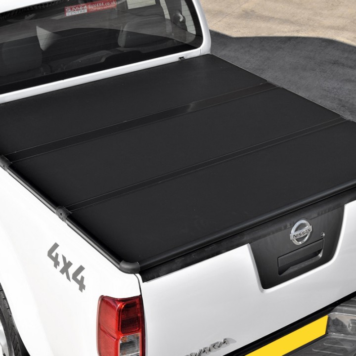 Lid Tonneau Bed Cover, Trux Tri-Fold, Nissan Navara Double Cab 2005 - 2015 - EDK.ro