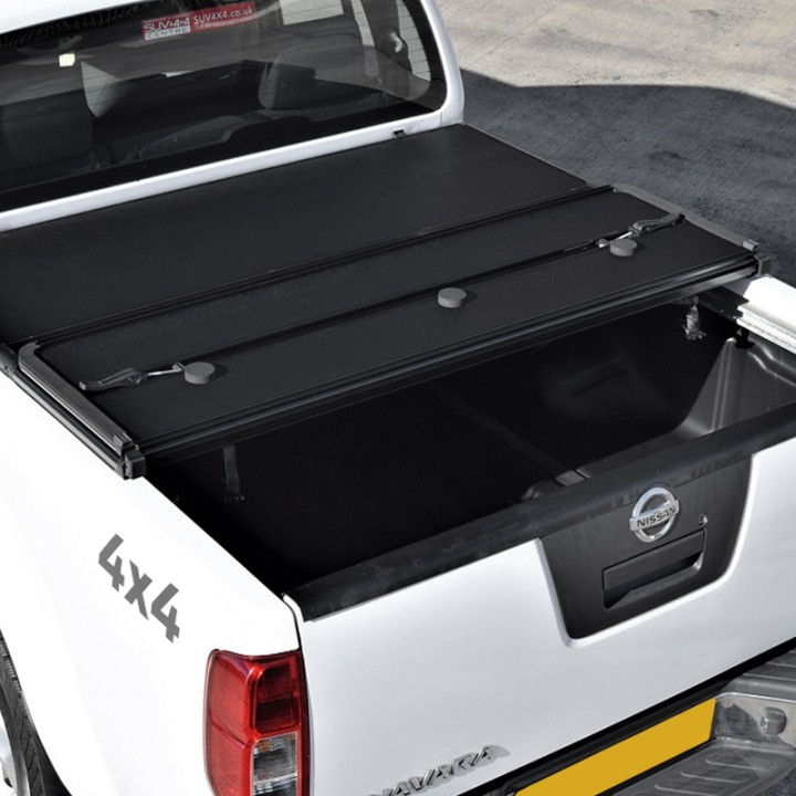 Lid Tonneau Bed Cover, Trux Tri-Fold, Nissan Navara Double Cab 2005 - 2015 - EDK.ro