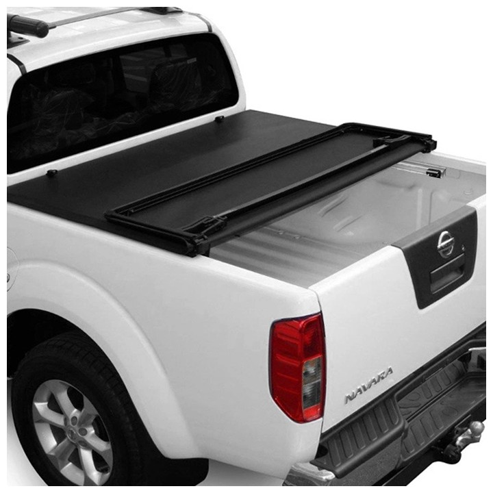 Lid Tonneau Bed Cover, Trux Tri-Fold, Nissan Navara Double Cab 2005 - 2015 - EDK.ro