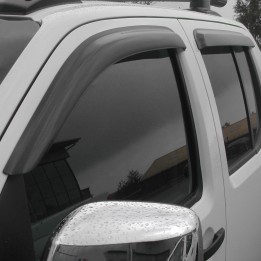 Set 4 Paravânturi, Trux, Culoare Fumuriu Închis, Nissan Navara Cabină Dublă 2005 - 2015 - EDK.ro