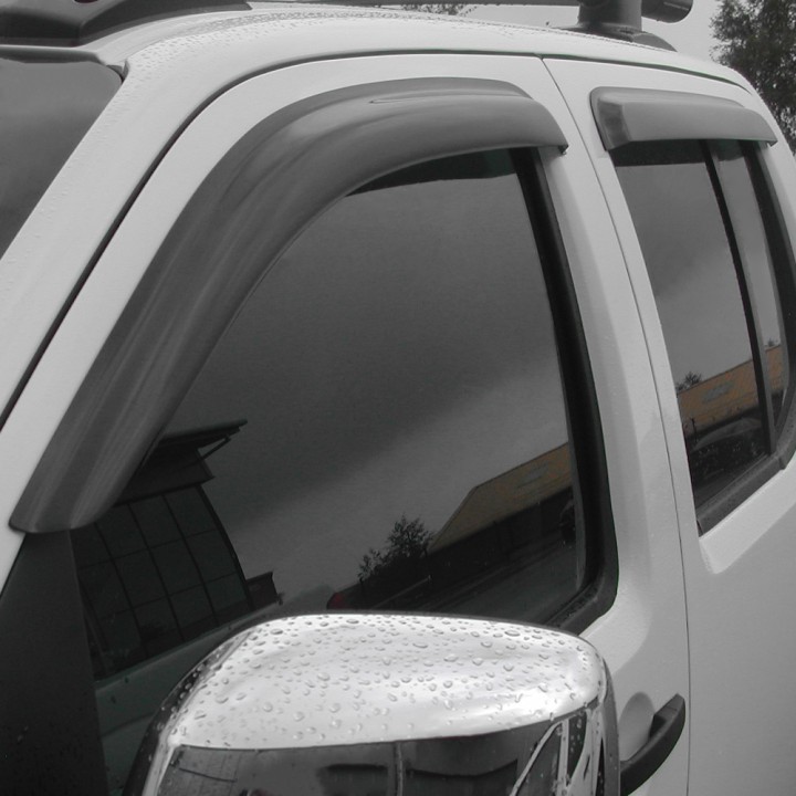 Set 4 Paravânturi, Trux, Culoare Fumuriu Închis, Nissan Navara Cabină Dublă 2005 - 2015 - EDK.ro