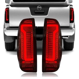 Stopuri LED, Predator Smoked, Nissan Navara Cabină Dublă / Cabină Extra 2005 - 2015 - EDK.ro